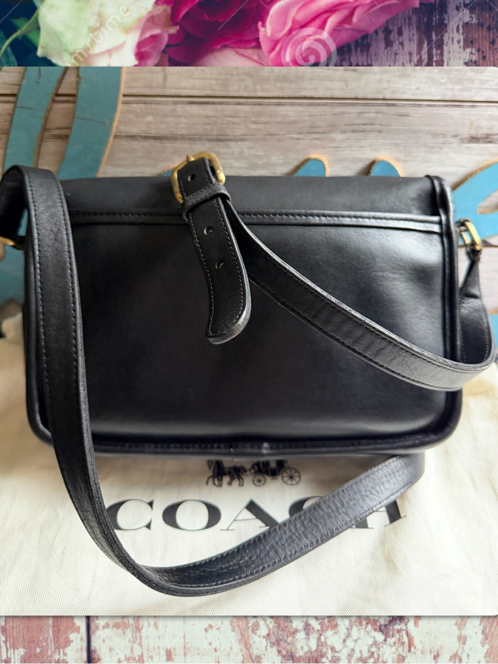 VINTAGE COACH NYC COMPANION BAG 9850 - Picture 2 of 16